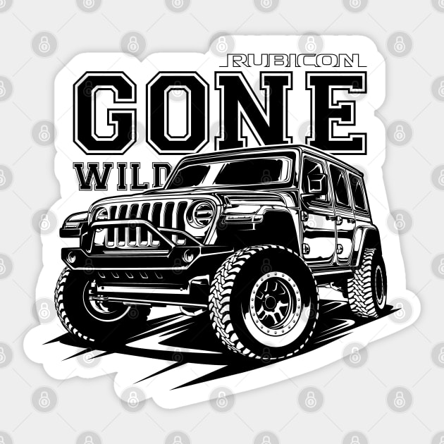 Jeep Wrangler Rubicon Sticker by idrdesign